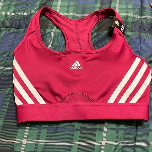Adidas NWT 2Xsmall D-DD adidas Women's Training Medium Support Bra Padded - Picture 1 of 4